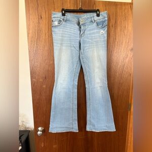 American Eagle Outfitters Light Blue Flare Jeans